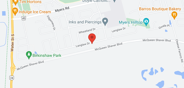 map of 307 Langlaw Drive